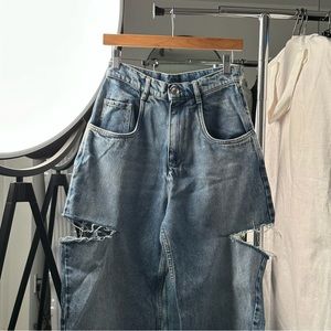 Margiela Blue Slash Jeans